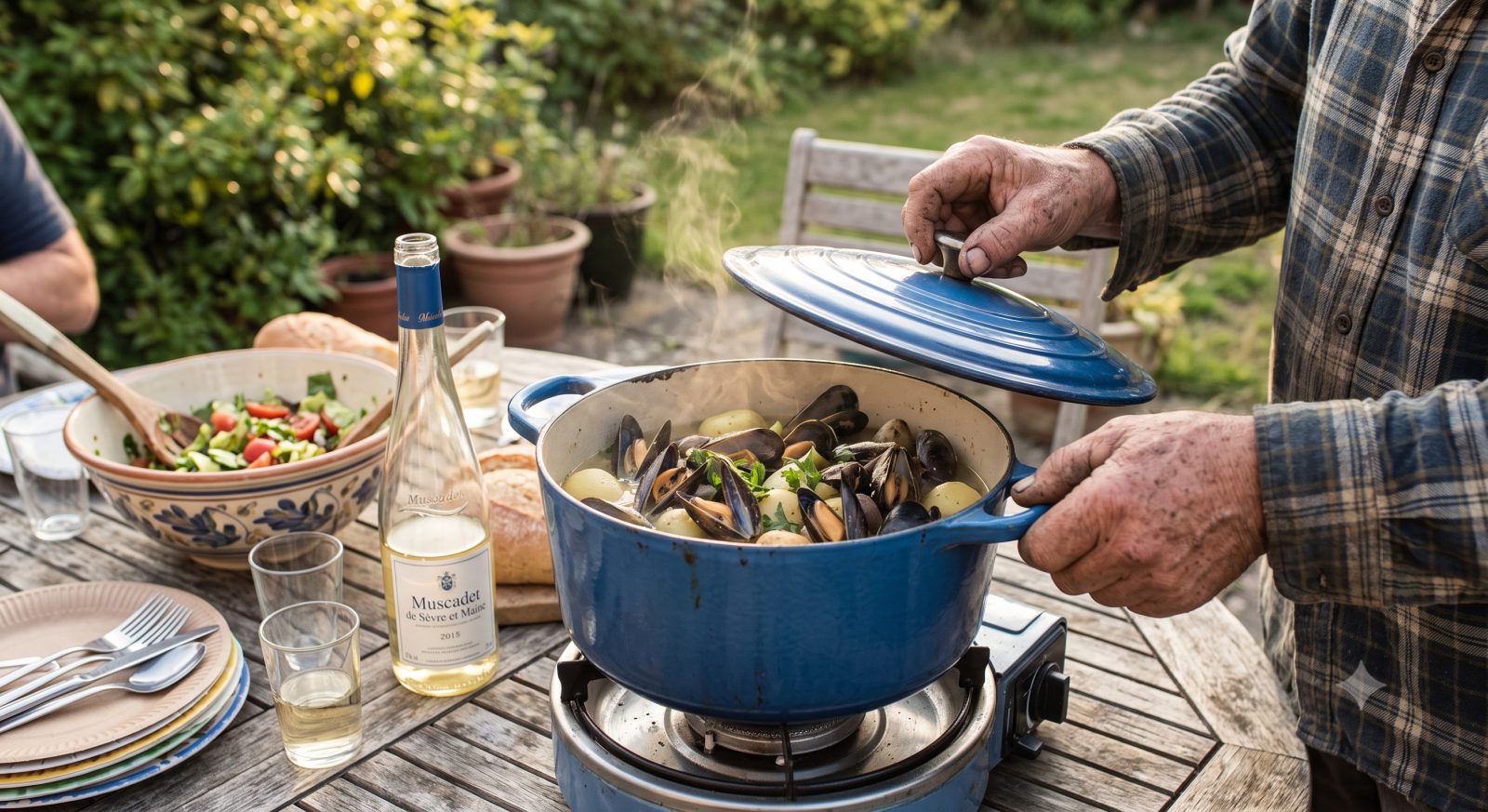 Les moules du 14 juillet. Personne n'avait le droit d'y toucher.