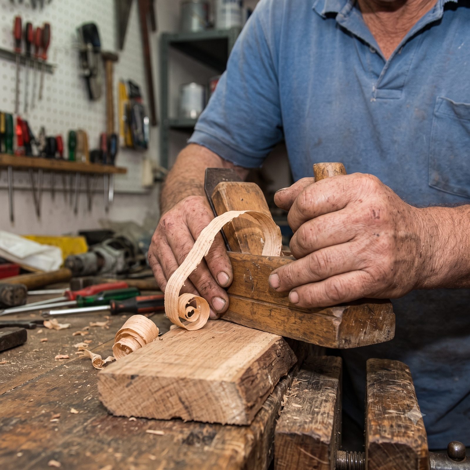 Il ne prêtait pas ses outils. Il venait avec, et il le faisait lui-même.